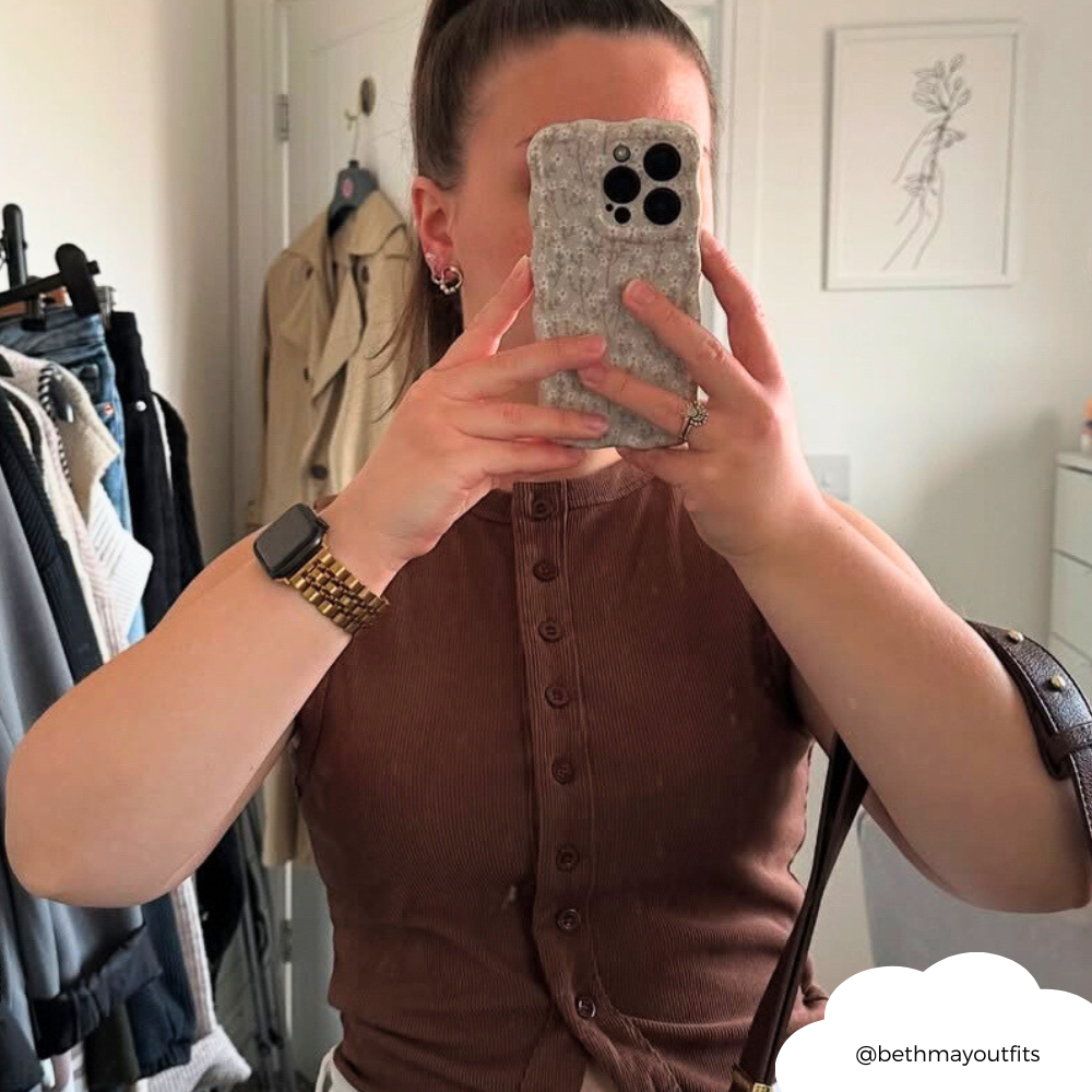 Stainless Steel Apple Watch Strap - Gold