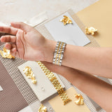 Stainless Steel Apple Watch Strap - Silver & Gold