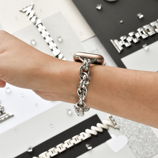 Chain Bracelet Apple Watch Strap - Silver
