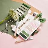 Stainless Steel Apple Watch Strap - Pink, Green & Rose Gold