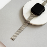 SLIM Fine Line Apple Watch Strap - Silver