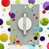 Ibiza Coloured Stone Apple Watch Strap - Starlight