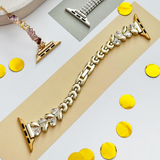 Sparkle Petal Apple Watch Strap - Gold