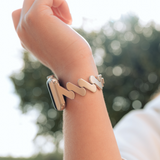 Get Wavy Apple Watch Strap - Starlight